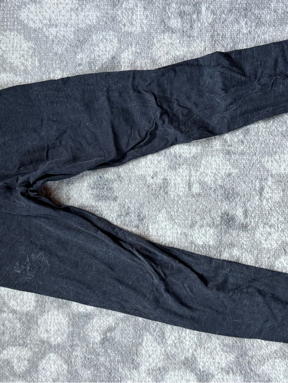 aerie  offline Black with faded lines Full-Length Leggings